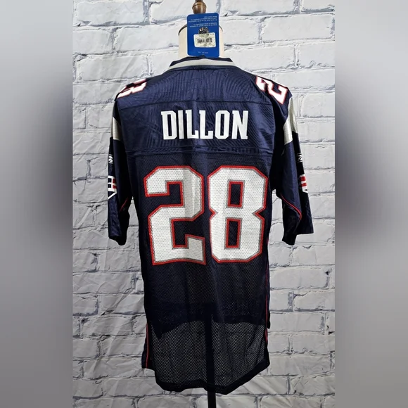 NWT Reebook On Field NFL Jersey New England Patriots Y2K Corey Dillion Medium - Picture 10 of 13